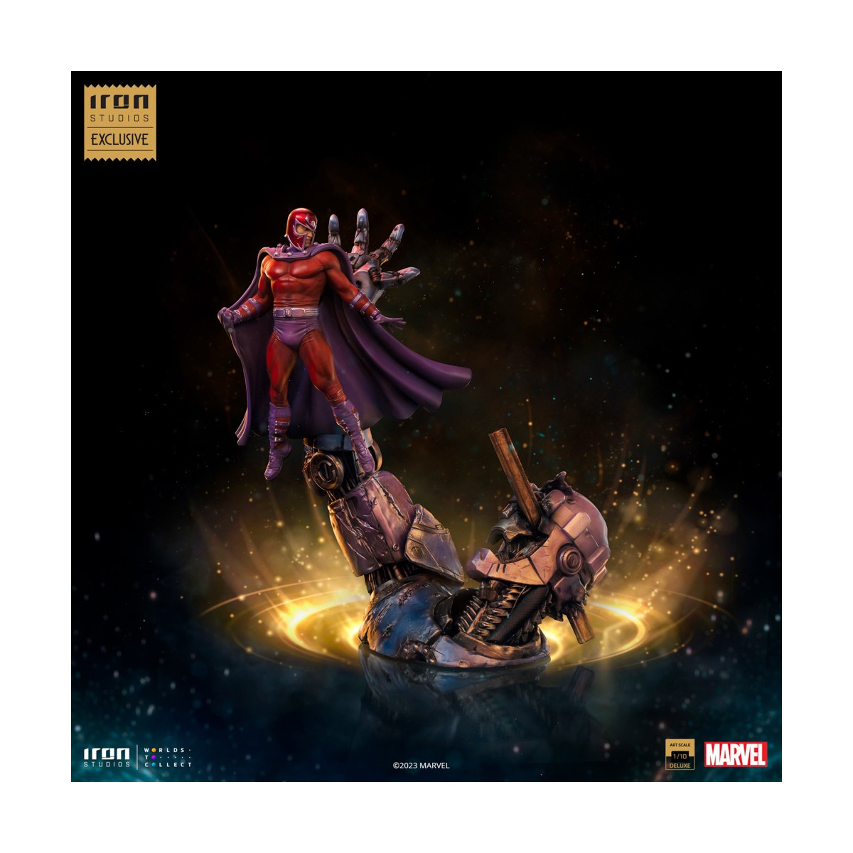 Iron Studios Marvel - Magneto e Sentinel - Deluxe Art Scale 1/10 CCXP 2023