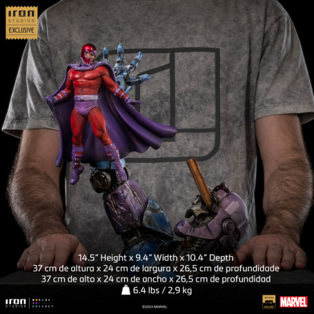 Iron Studios Marvel - Magneto e Sentinel - Deluxe Art Scale 1/10 CCXP 2023