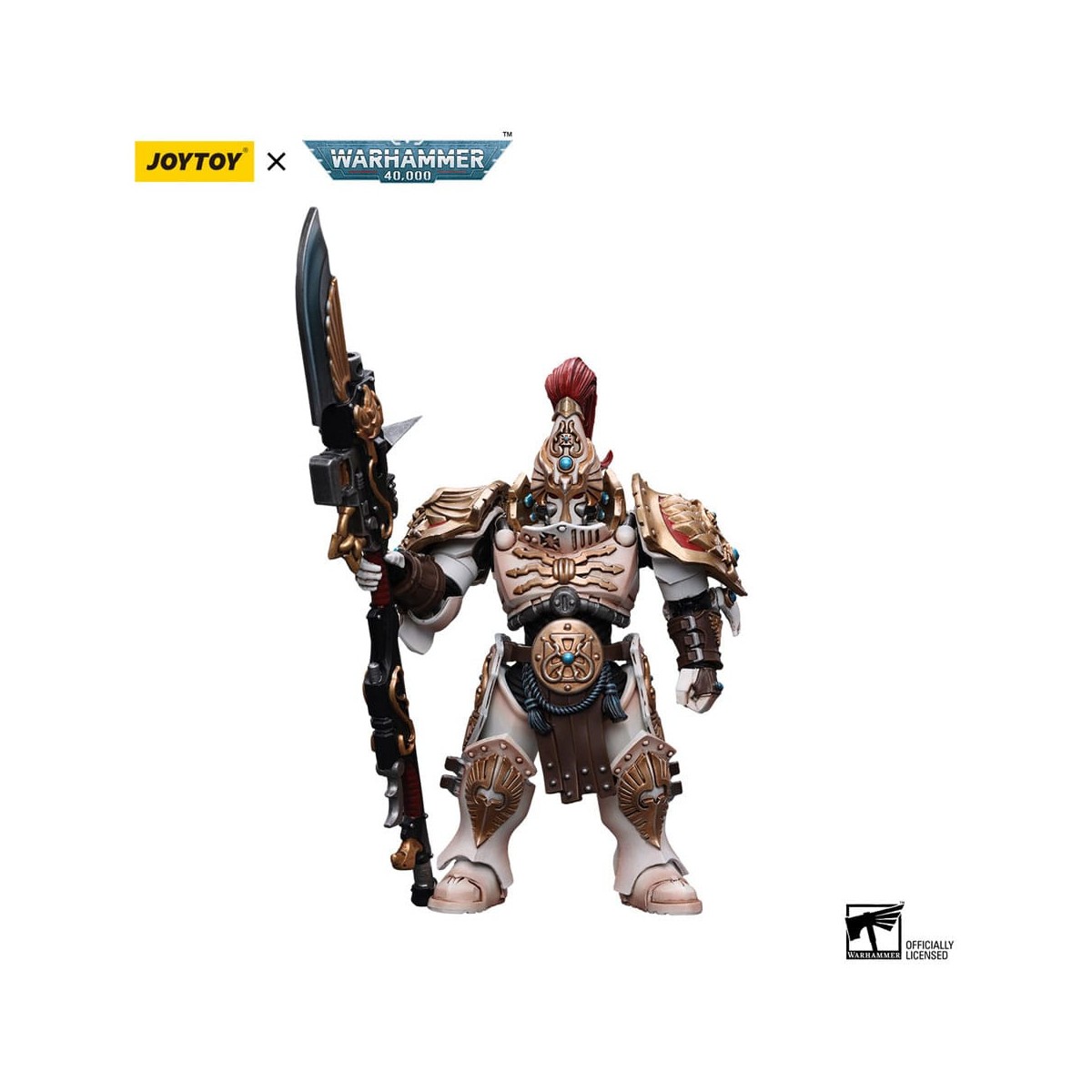 JoyToy Space Marines - Adeptus Custodes Solar Watch - Guardia Custode con Lancia del Guardiano 1/18 - Warhammer 40K