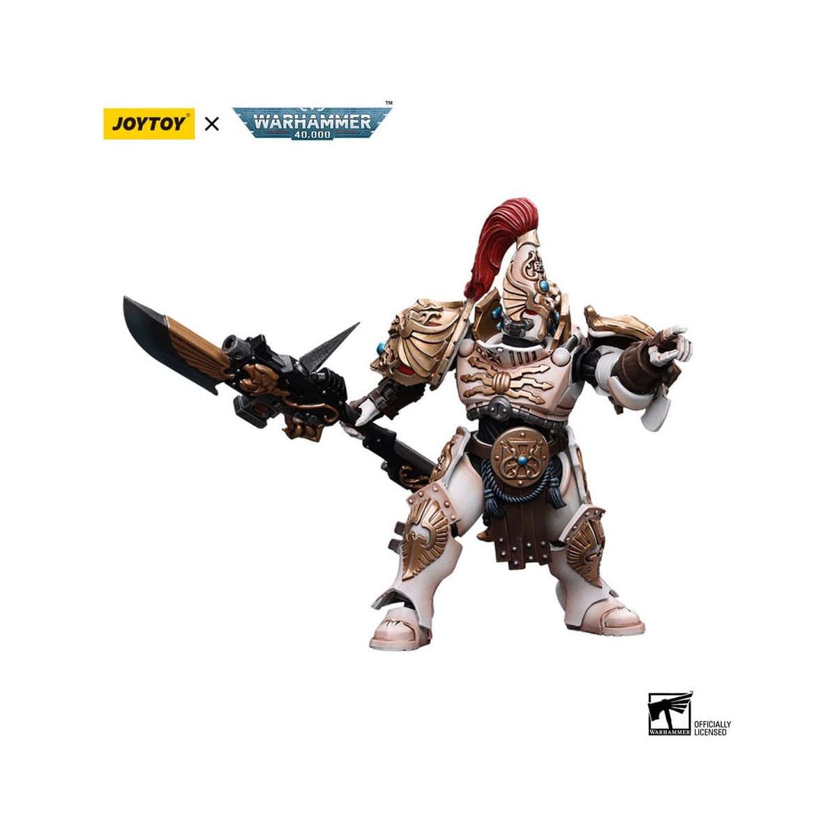 JoyToy Space Marines - Adeptus Custodes Solar Watch - Guardia Custode con Lancia del Guardiano 1/18 - Warhammer 40K