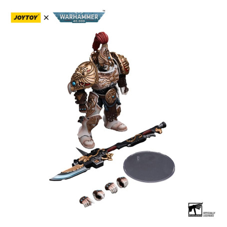JoyToy Space Marines - Adeptus Custodes Solar Watch - Guardia Custode con Lancia del Guardiano 1/18 - Warhammer 40K