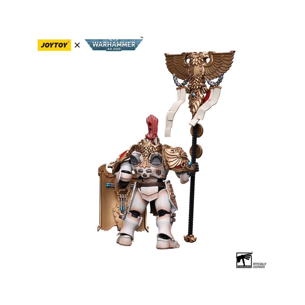 JoyToy Space Marine - Orologio solare Adeptus Custodes - Vexilus Praetor 1/18