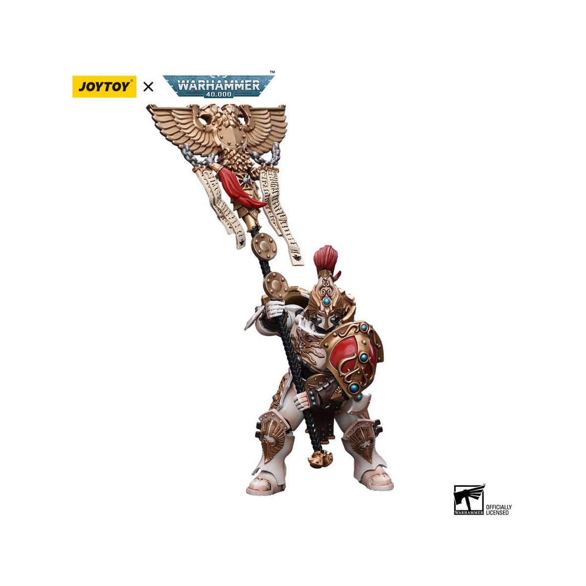 JoyToy Space Marine - Orologio solare Adeptus Custodes - Vexilus Praetor 1/18
