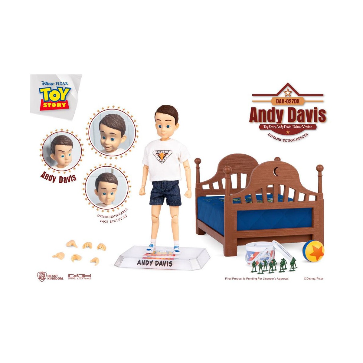 Regno delle bestie - Toy Story Andy Davis Versione Deluxe - Eroi d'azione dinamici 1/9