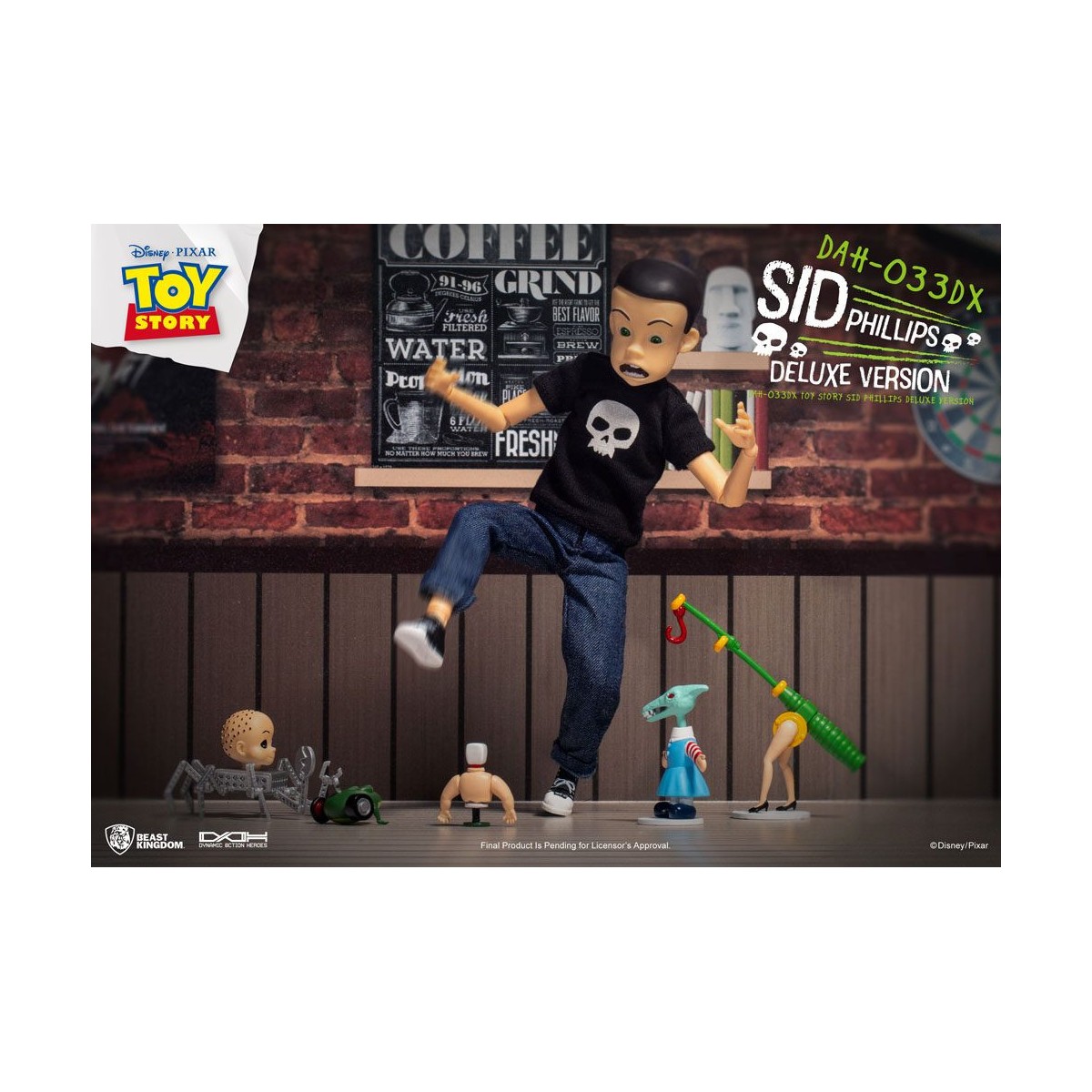 Regno delle bestie - Toy Story Sid Phillips versione Deluxe - Eroi d'azione dinamici 1/9