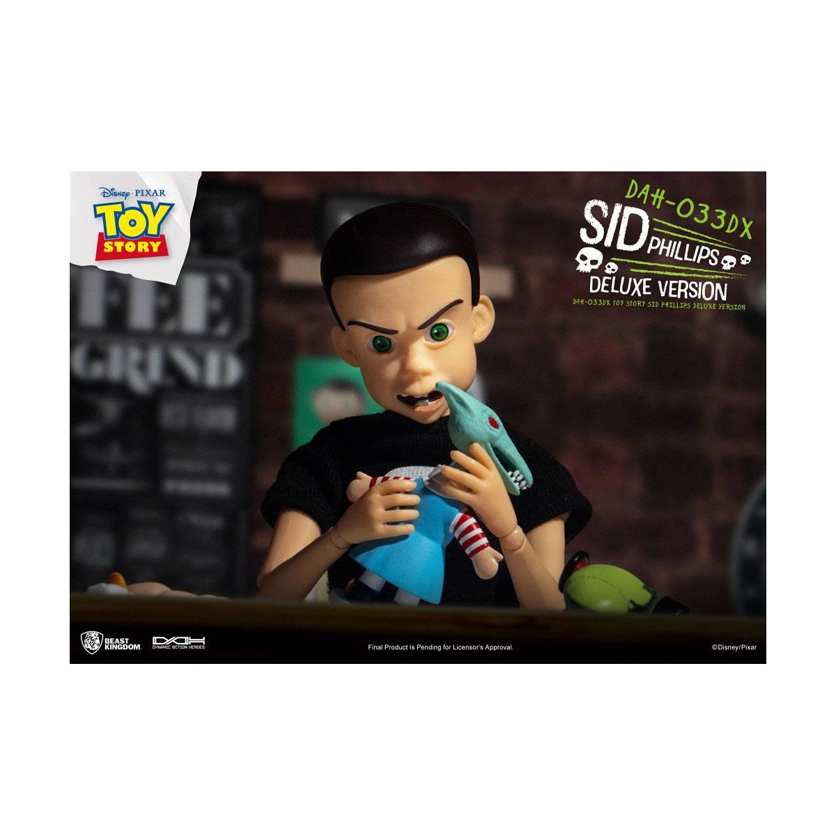 Regno delle bestie - Toy Story Sid Phillips versione Deluxe - Eroi d'azione dinamici 1/9