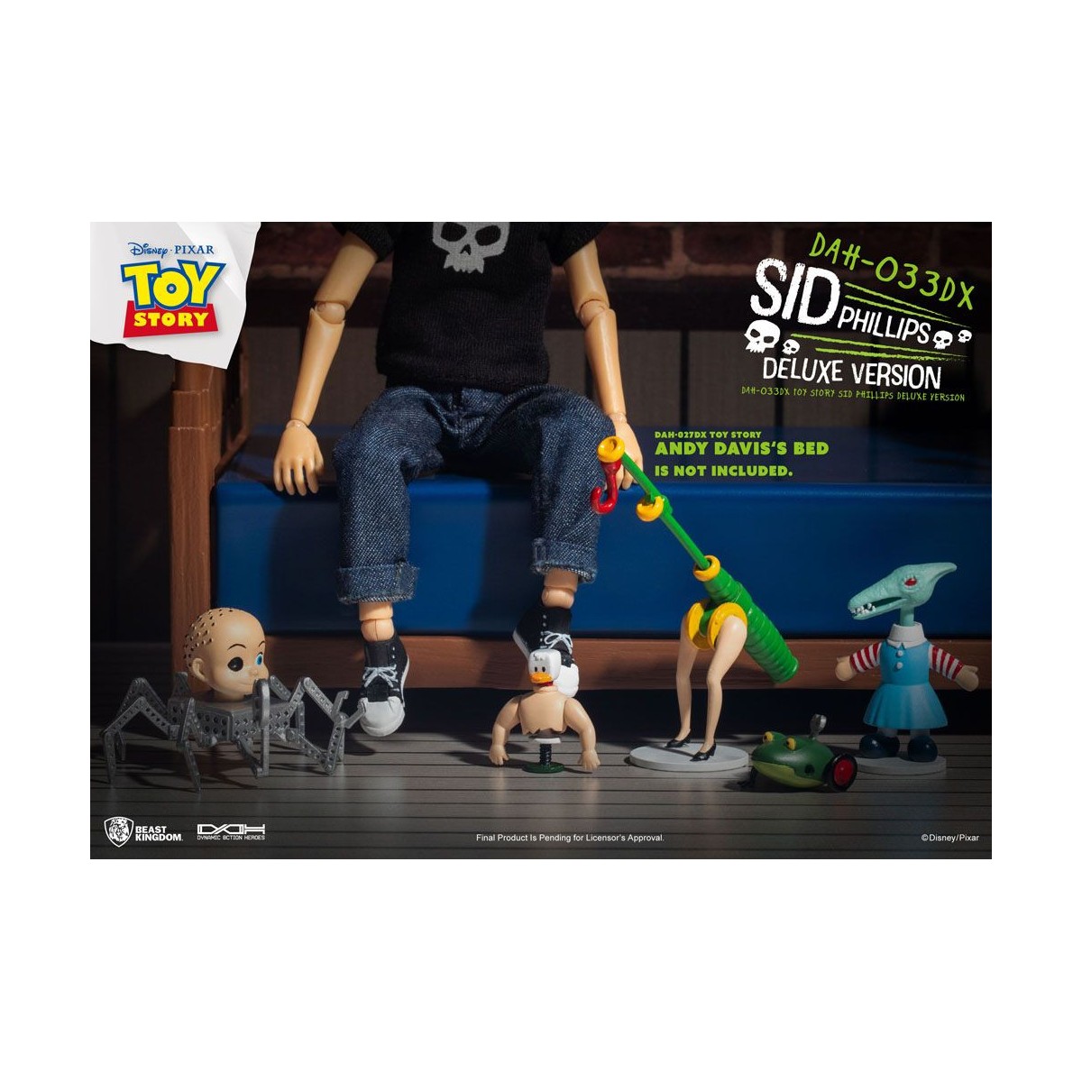 Regno delle bestie - Toy Story Sid Phillips versione Deluxe - Eroi d'azione dinamici 1/9