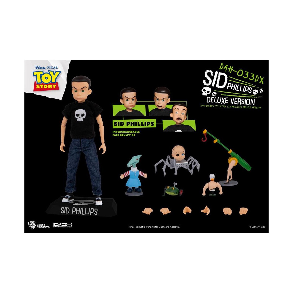 Regno delle bestie - Toy Story Sid Phillips versione Deluxe - Eroi d'azione dinamici 1/9