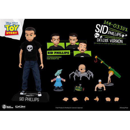Regno delle bestie - Toy Story Sid Phillips versione Deluxe - Eroi d'azione dinamici 1/9