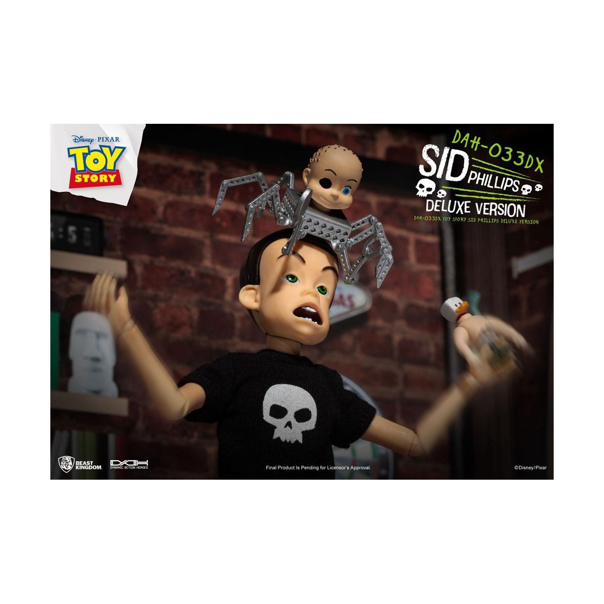 Regno delle bestie - Toy Story Sid Phillips versione Deluxe - Eroi d'azione dinamici 1/9