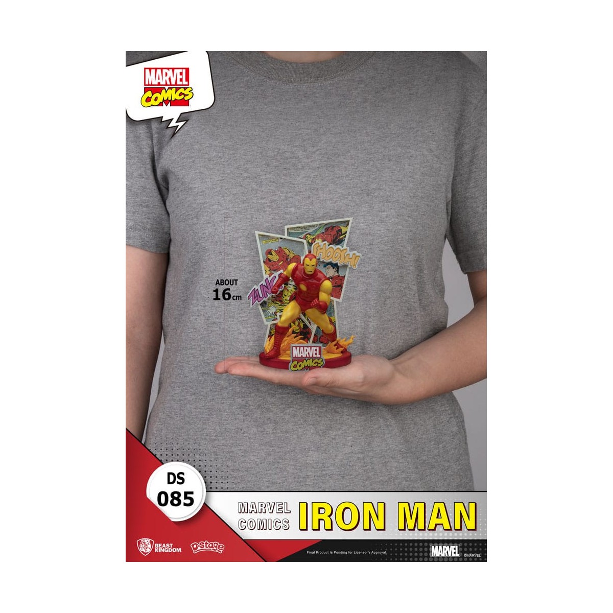Diorama PVC di Beast Kingdom Marvel Comics - Iron Man D-Stage