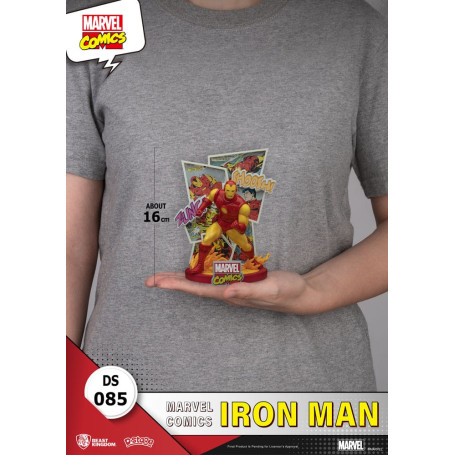 Diorama PVC di Beast Kingdom Marvel Comics - Iron Man D-Stage