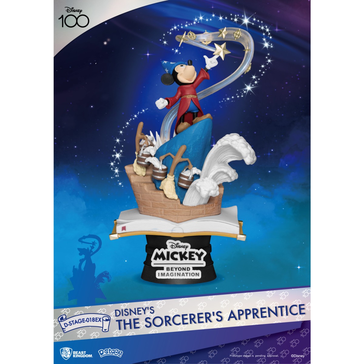 Regno delle bestie Disney diorama L'apprendista stregone versione esclusiva - D-Stage