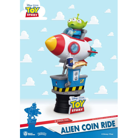 Regno della Bestia Disney - Serie diorama Coin Ride - Alien Coin Ride Toy Story - D-Stage