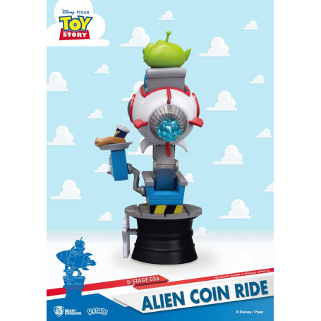 Regno della Bestia Disney - Serie diorama Coin Ride - Alien Coin Ride Toy Story - D-Stage
