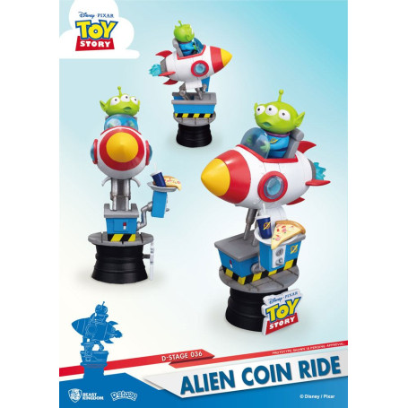 Regno della Bestia Disney - Serie diorama Coin Ride - Alien Coin Ride Toy Story - D-Stage
