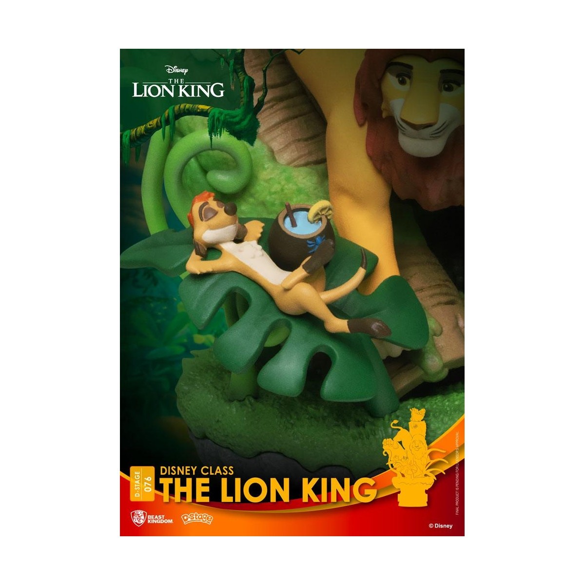 Regno delle bestie Disney Il Re Leone diorama - D-Stage