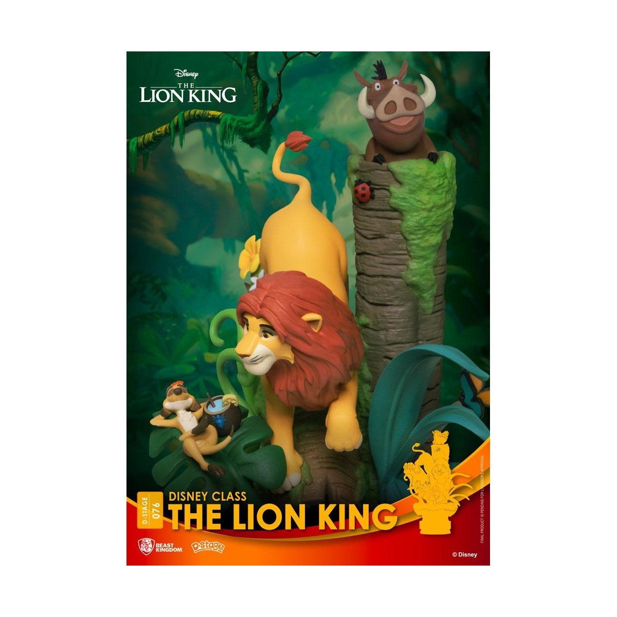 Regno delle bestie Disney Il Re Leone diorama - D-Stage