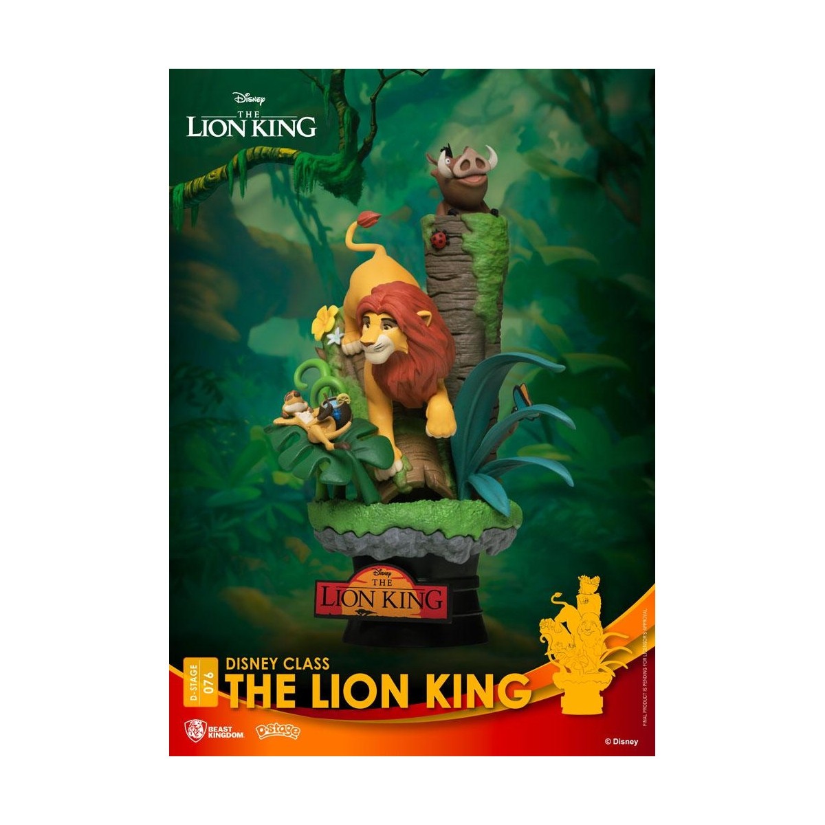 Regno delle bestie Disney Il Re Leone diorama - D-Stage