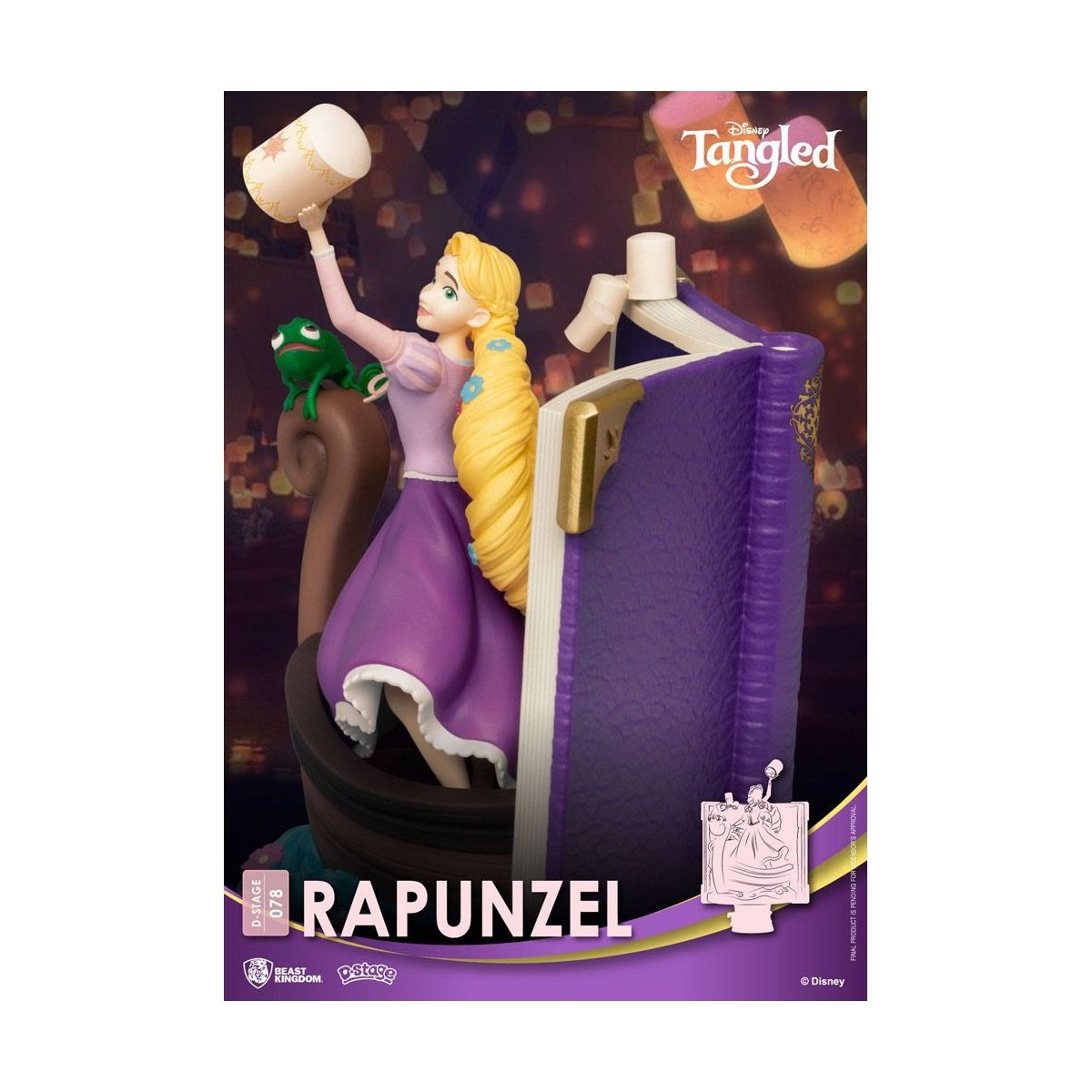 Regno delle bestie Disney Rapunzel diorama - Serie di libri di storie D-Stage