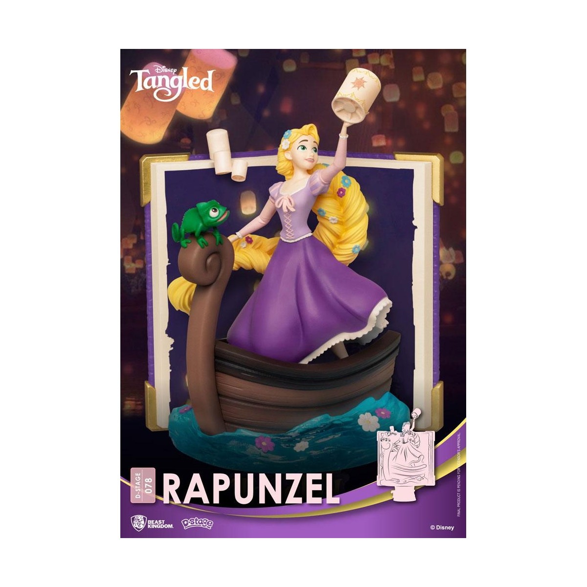 Regno delle bestie Disney Rapunzel diorama - Serie di libri di storie D-Stage