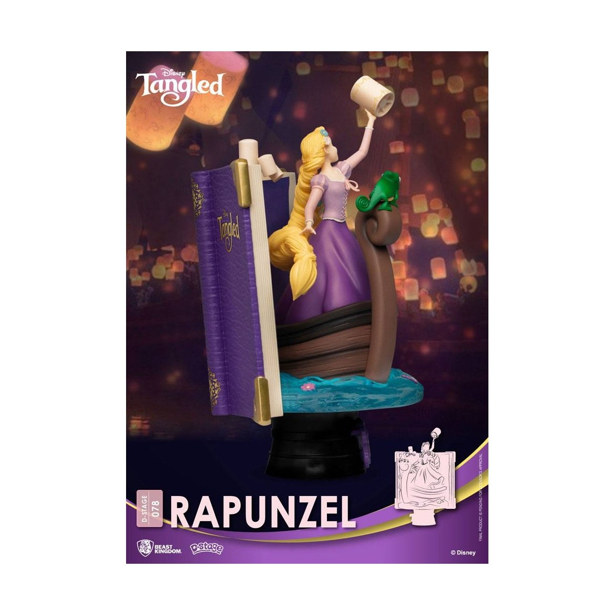 Regno delle bestie Disney Rapunzel diorama - Serie di libri di storie D-Stage
