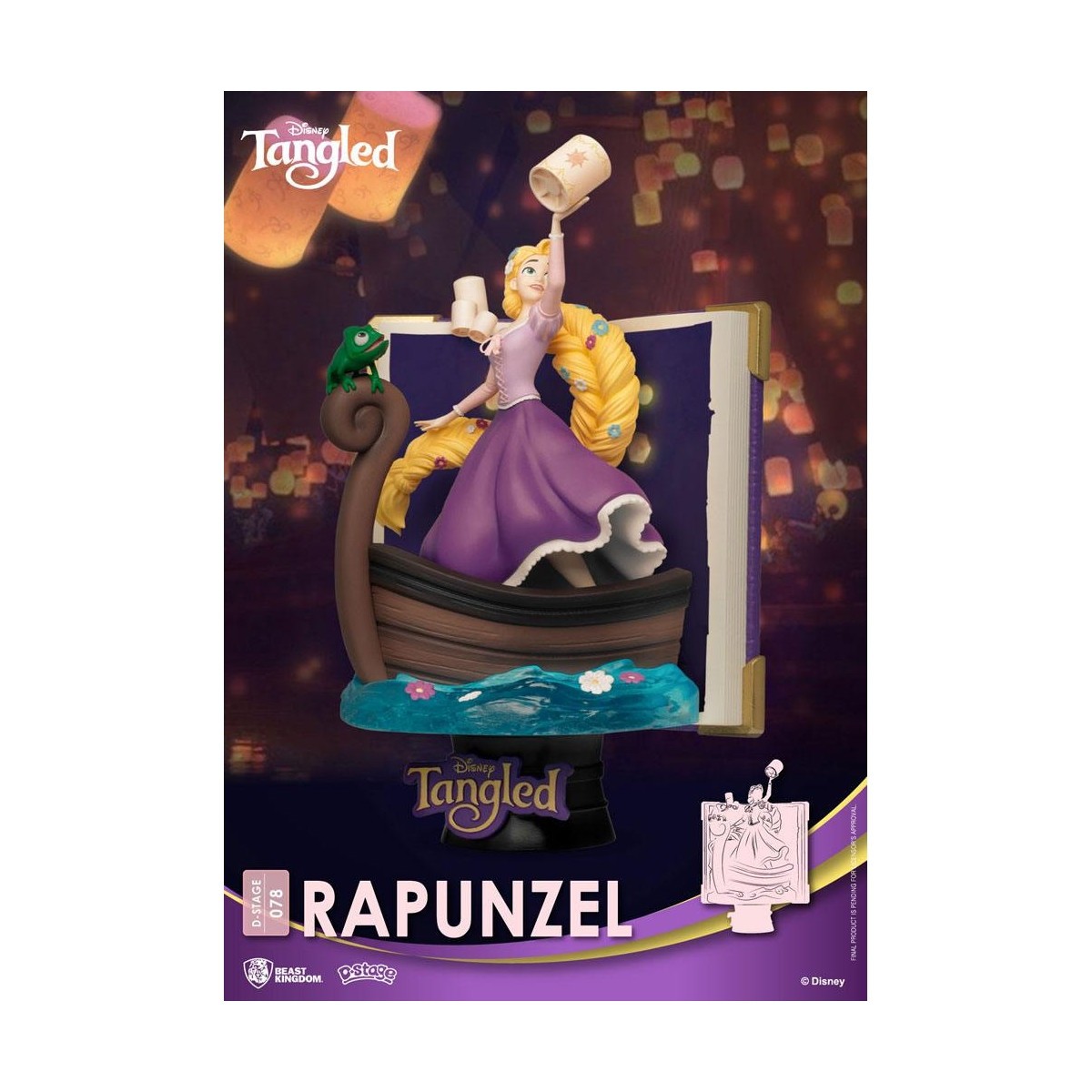 Regno delle bestie Disney Rapunzel diorama - Serie di libri di storie D-Stage