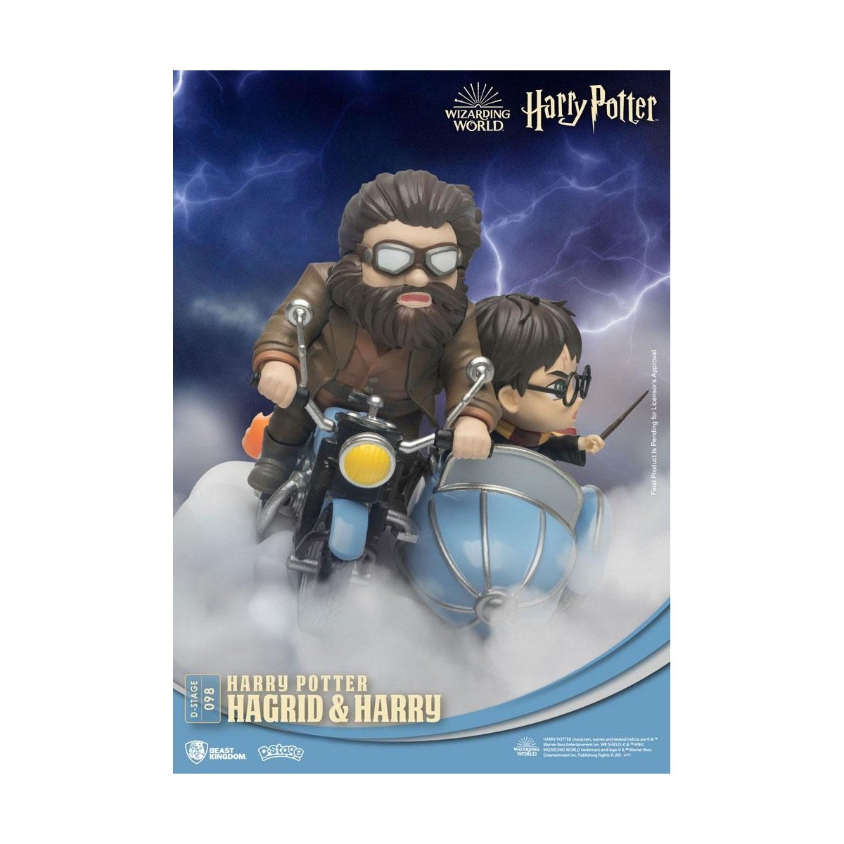 Regno delle bestie Harry Potter diorama Hagrid e Harry versione standard - D-Stage