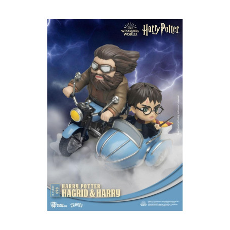 Regno delle bestie Harry Potter diorama Hagrid e Harry versione standard - D-Stage