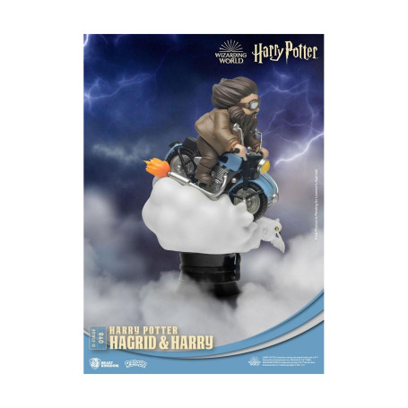 Regno delle bestie Harry Potter diorama Hagrid e Harry versione standard - D-Stage