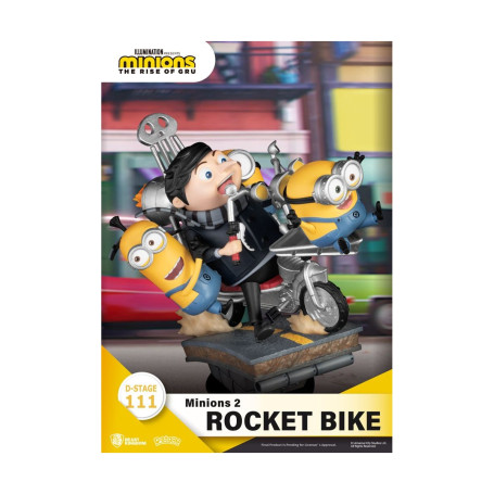 Regno delle bestie I Minions 2 diorama Moto a razzo - Serie di libri di storie D-Stage
