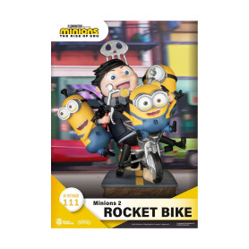 Regno delle bestie I Minions 2 diorama Moto a razzo - Serie di libri di storie D-Stage