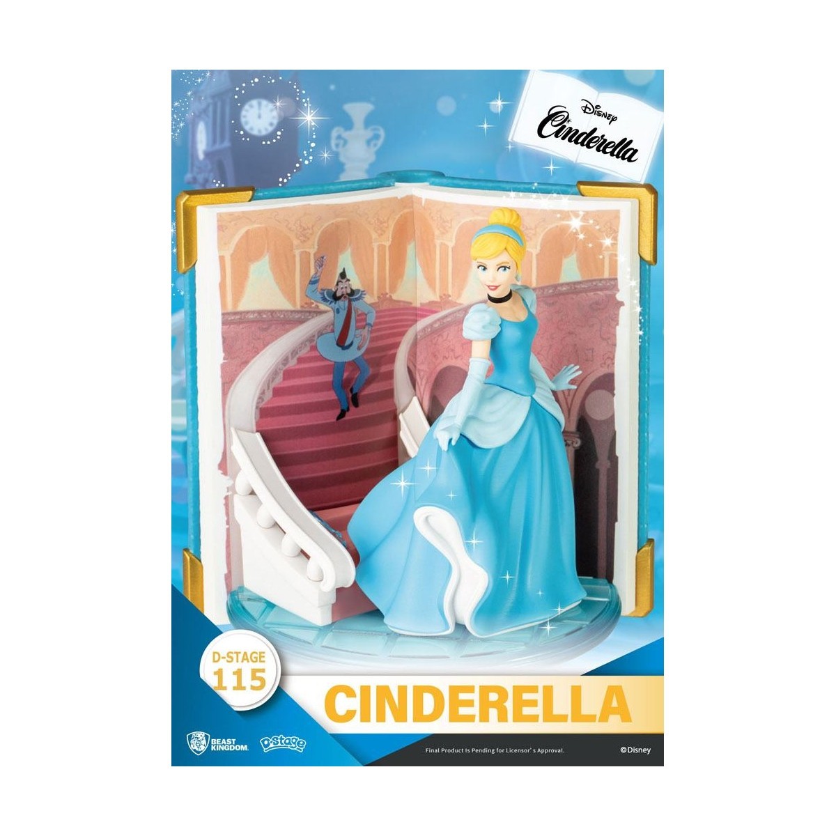 Regno della Bestia Disney CENDRILLON diorama - Serie di libri di storie D-Stage