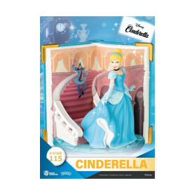 Regno della Bestia Disney CENDRILLON diorama - Serie di libri di storie D-Stage