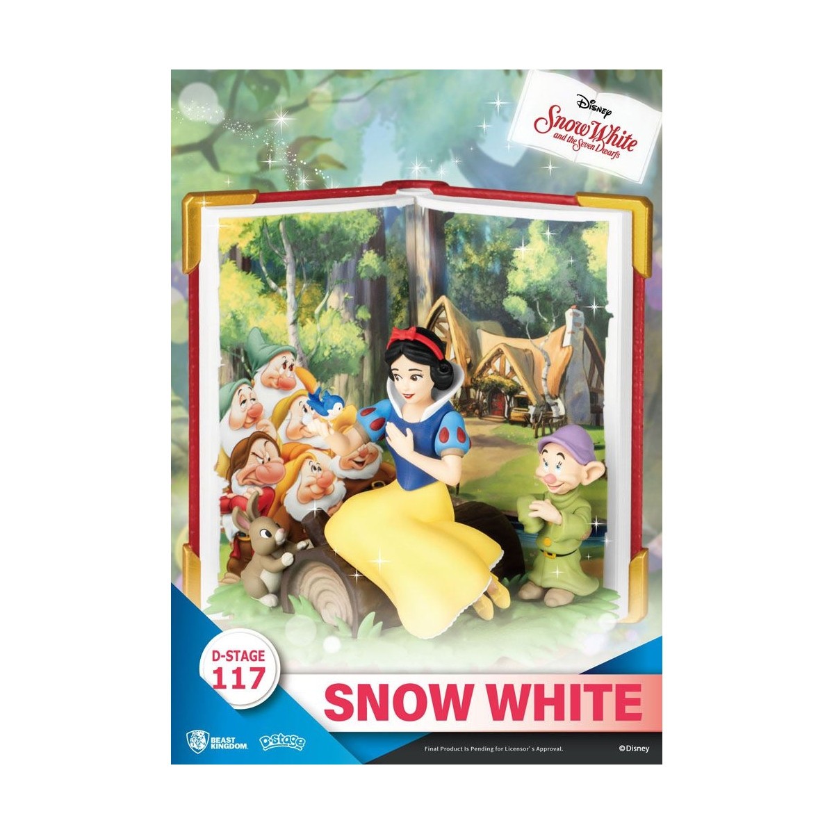 Regno della Bestia Disney La Bella e la Bestia diorama BIANCO NEVE - Serie di libri di storia in D-Stage