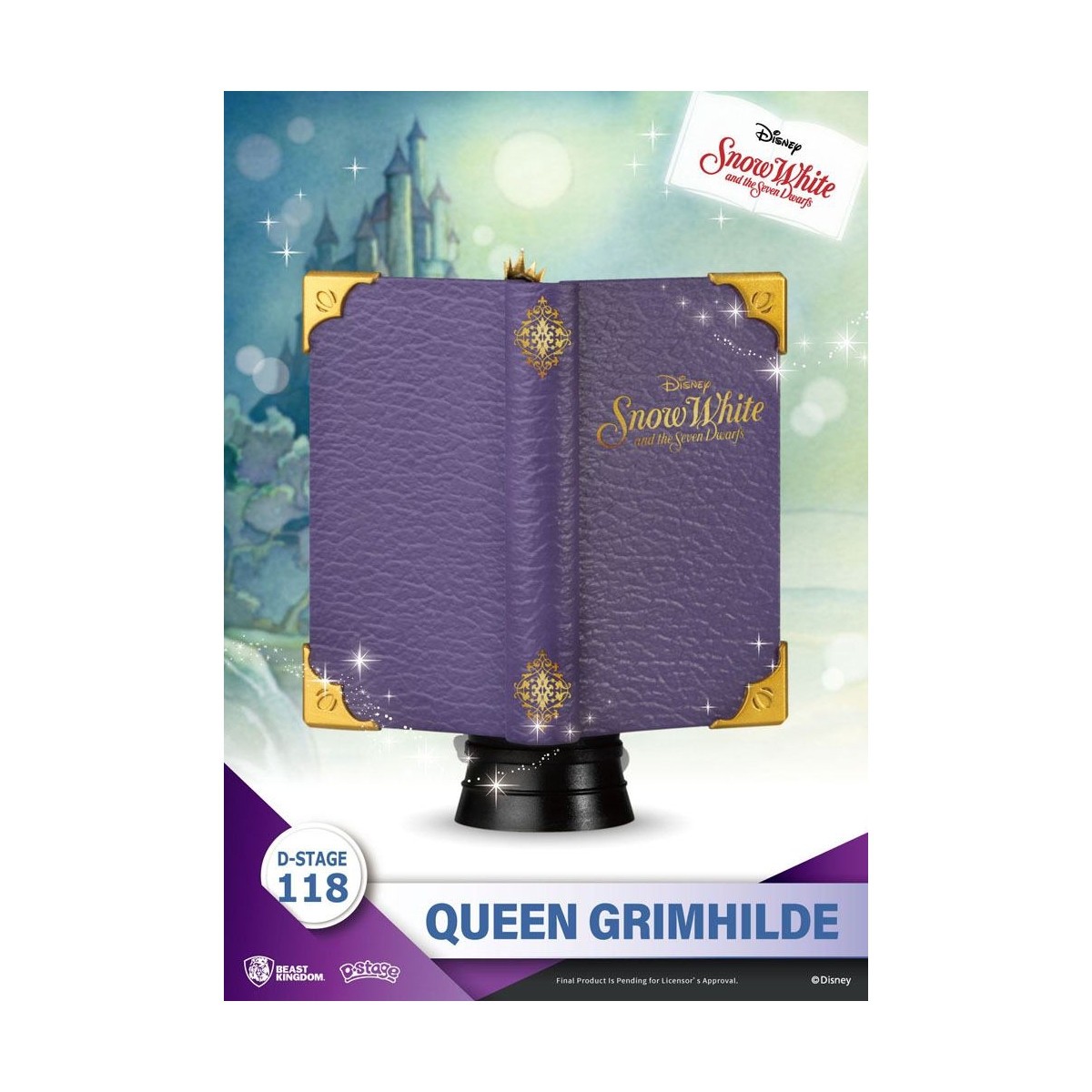 Regno delle bestie Disney Biancaneve diorama QUEEN GRIMHILDE - Serie di libri di storie in D-Stage