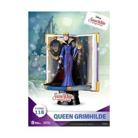 Regno delle bestie Disney Biancaneve diorama QUEEN GRIMHILDE - Serie di libri di storie in D-Stage