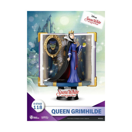 Regno delle bestie Disney Biancaneve diorama QUEEN GRIMHILDE - Serie di libri di storie in D-Stage