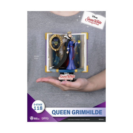 Regno delle bestie Disney Biancaneve diorama QUEEN GRIMHILDE - Serie di libri di storie in D-Stage