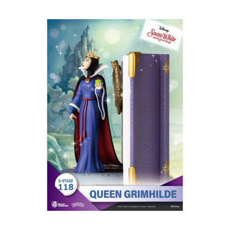 Regno delle bestie Disney Biancaneve diorama QUEEN GRIMHILDE - Serie di libri di storie in D-Stage