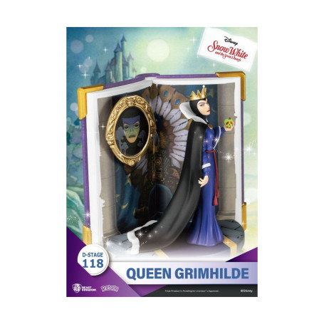 Regno delle bestie Disney Biancaneve diorama QUEEN GRIMHILDE - Serie di libri di storie in D-Stage