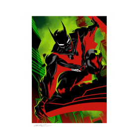 Stampa Sideshow DC Comics - Stampa artistica Batman Beyond 46 x 61 cm - senza cornice