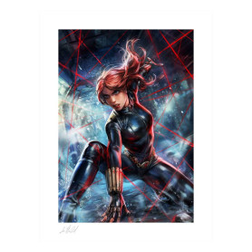 Stampa Sideshow Marvel - Stampa d'arte Vedova Nera - 46 x 61 cm - senza cornice