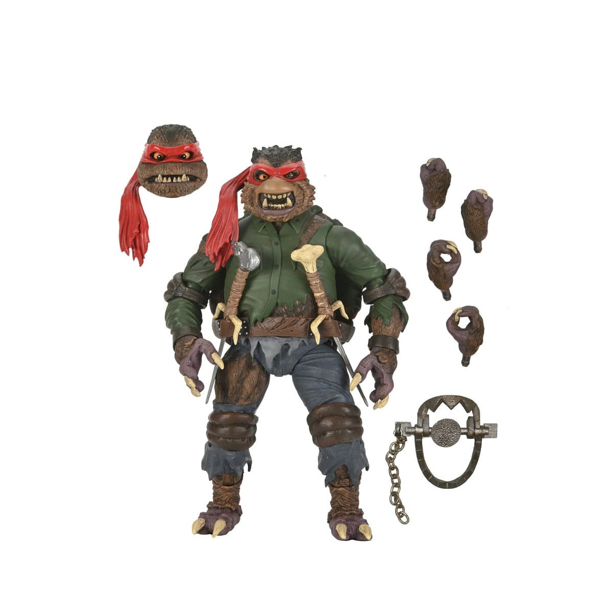 NECA - Raffaello definitivo come Uomo Lupo - Mostri Universali x TMNT