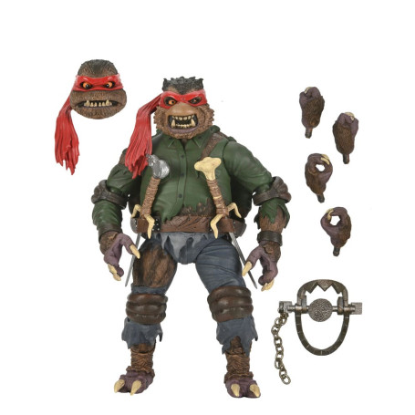 NECA - Raffaello definitivo come Uomo Lupo - Mostri Universali x TMNT