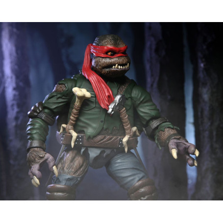 NECA - Raffaello definitivo come Uomo Lupo - Mostri Universali x TMNT