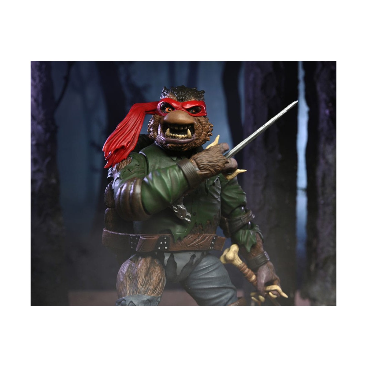 NECA - Raffaello definitivo come Uomo Lupo - Mostri Universali x TMNT