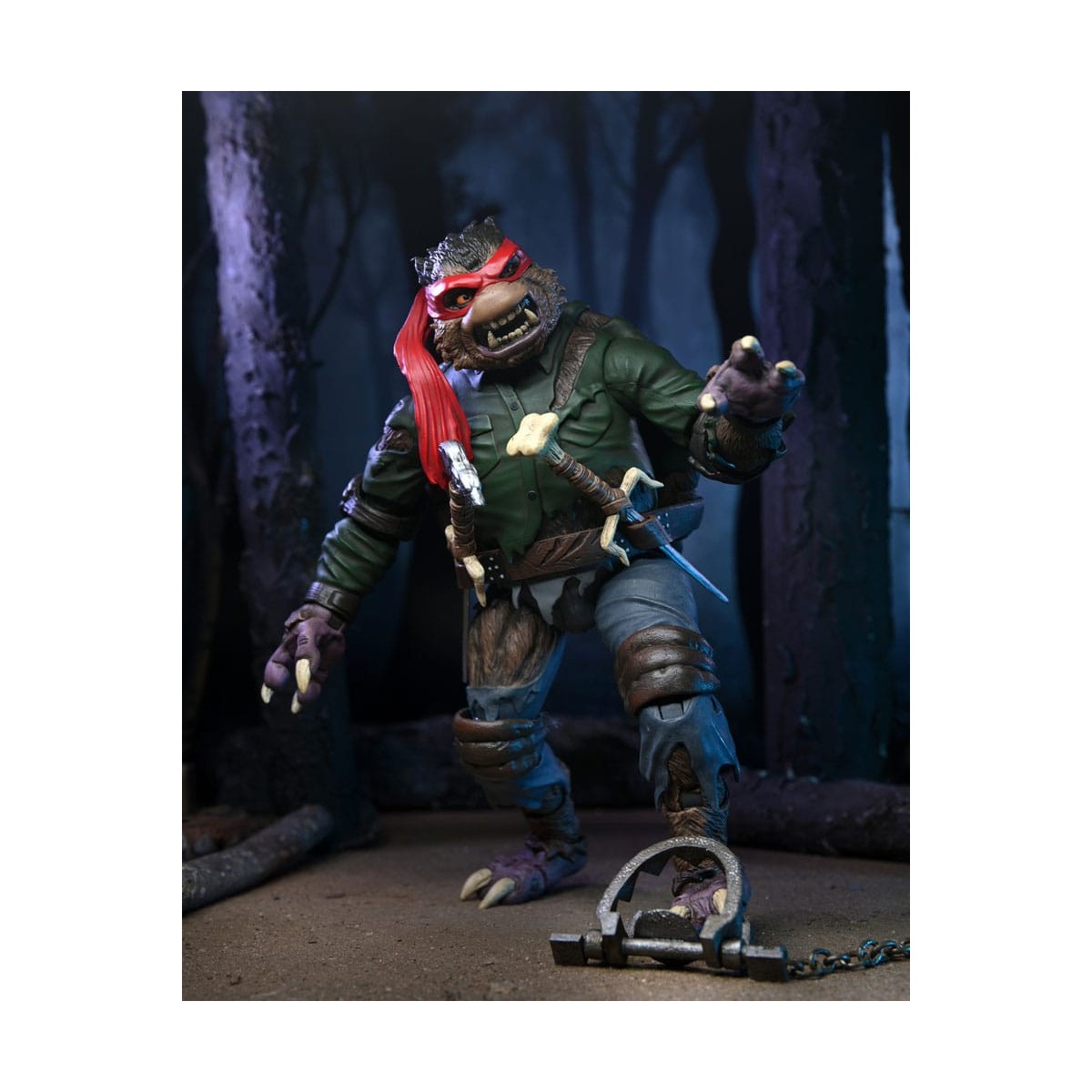 NECA - Raffaello definitivo come Uomo Lupo - Mostri Universali x TMNT