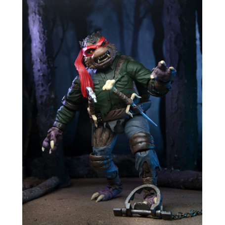 NECA - Raffaello definitivo come Uomo Lupo - Mostri Universali x TMNT