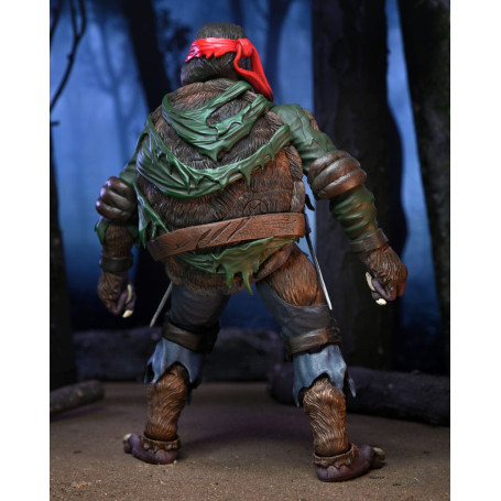 NECA - Raffaello definitivo come Uomo Lupo - Mostri Universali x TMNT